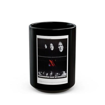 FRANKENSTEIN MUST BE DESTROYED (2) 1969 Movie Poster - Black Coffee Mug-15oz-Go Mug Yourself