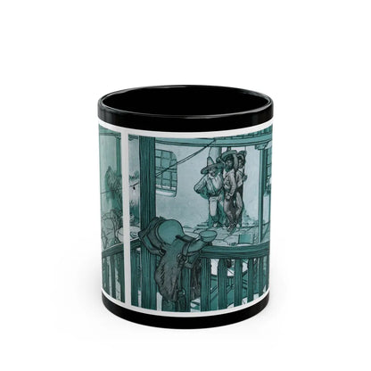 Death Rides The Mesa, The American Magazine, January 1934 - Black Coffee Mug-11oz-Go Mug Yourself