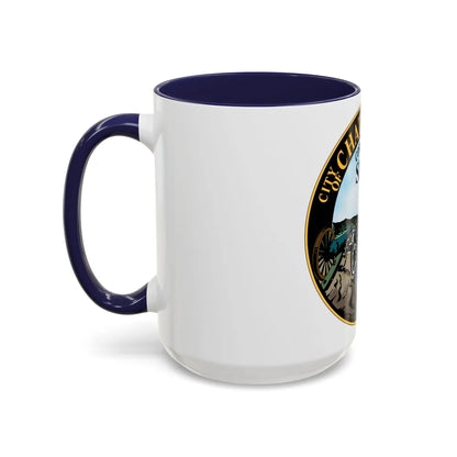 Seal of Chattanooga Tennessee - Accent Coffee Mug-Go Mug Yourself