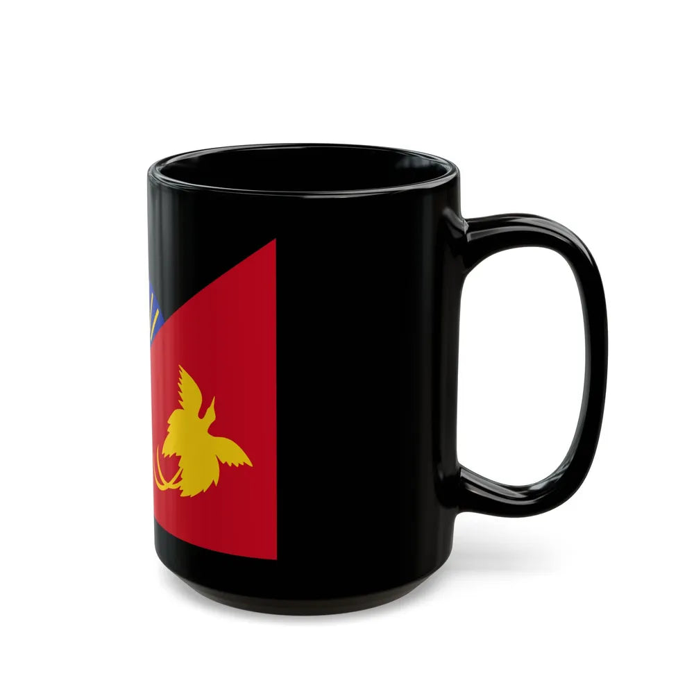 Flag of Sandaun Papa New Guinea - Black Coffee Mug-Go Mug Yourself