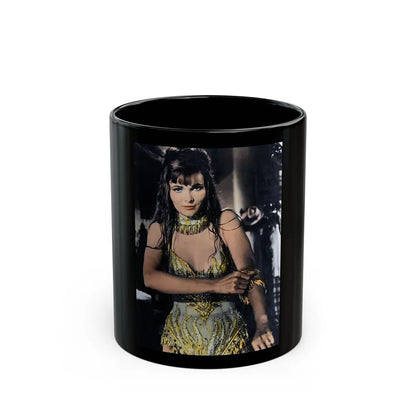 Gila Golan #124 (Vintage Female Icon) Black Coffee Mug-11oz-Go Mug Yourself