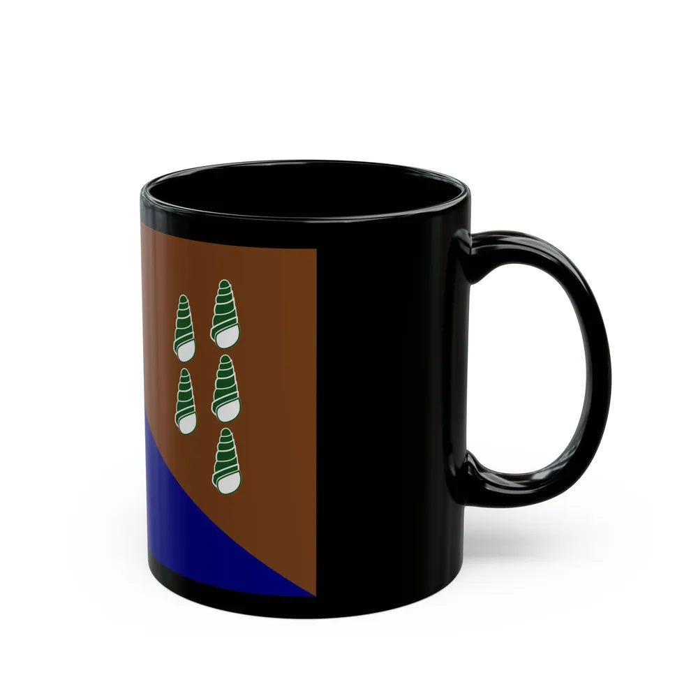 Flag of Manus Papa New Guinea - Black Coffee Mug-Go Mug Yourself