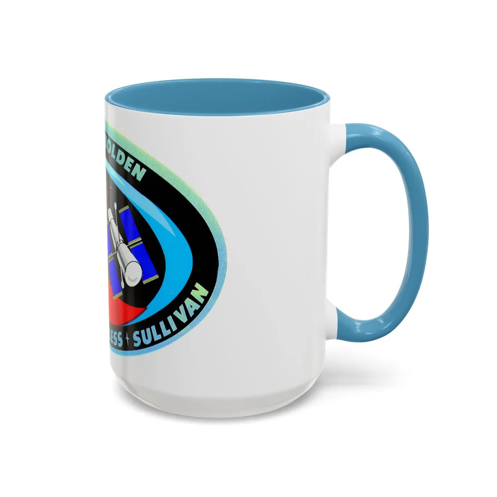 STS 31 (NASA) Accent Coffee Mug-Go Mug Yourself