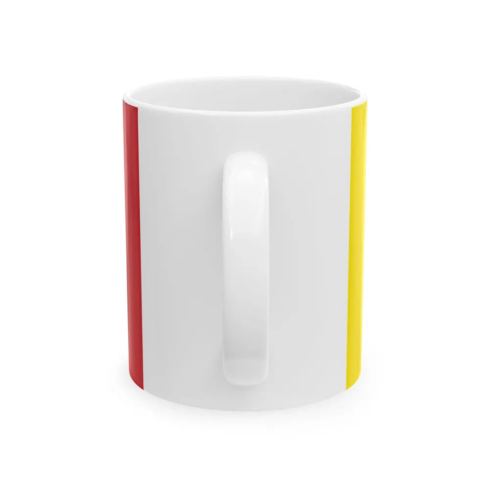 Flag of Heredia Province Costa Rica - White Coffee Mug-Go Mug Yourself