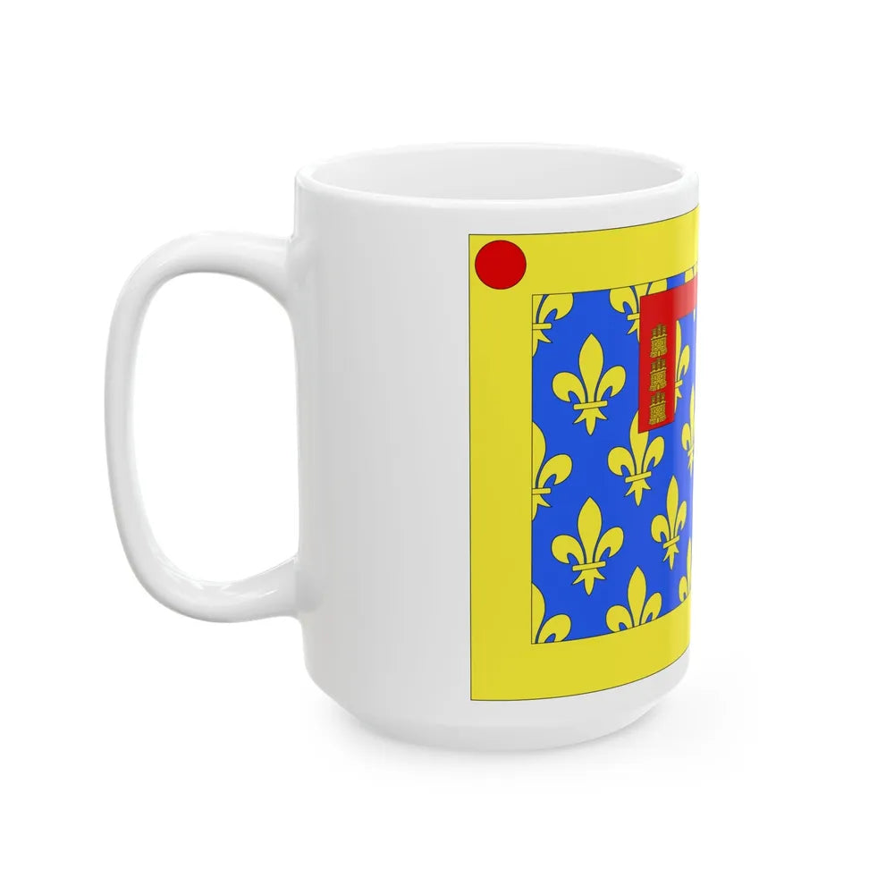 Flag of Pas de Calais France 2 - White Coffee Mug-Go Mug Yourself