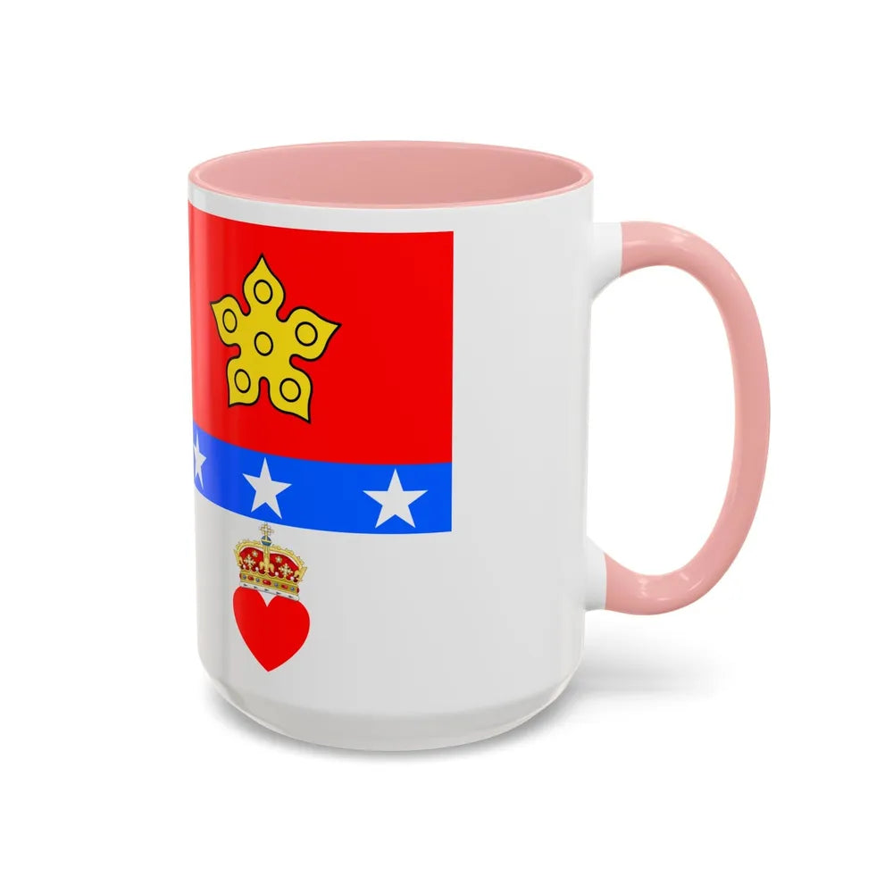 Flag of Angus UK - Accent Coffee Mug-Go Mug Yourself