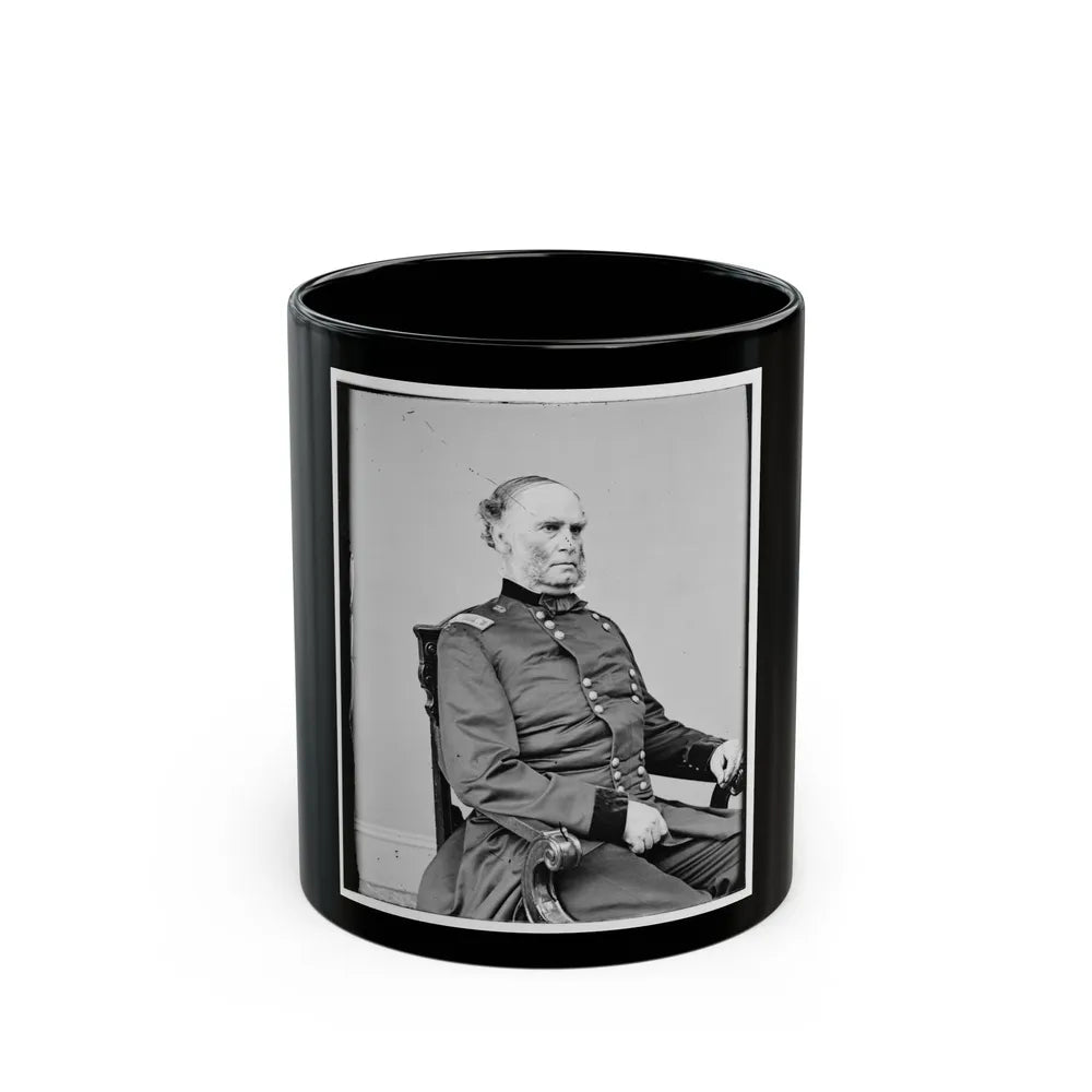 Portrait Of Maj. Gen. Samuel R. Curtis, Officer Of The Federal Army (U.S. Civil War) Black Coffee Mug-11oz-Go Mug Yourself