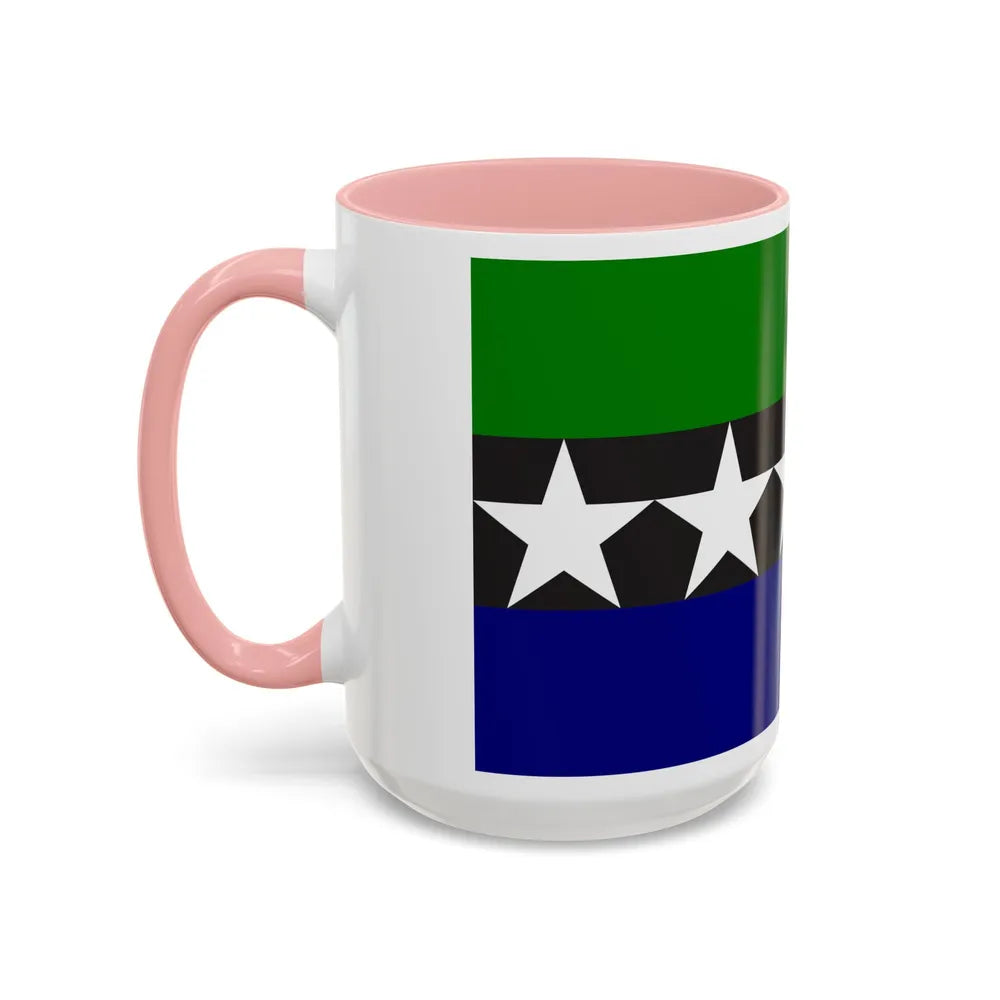 Flag of Aimeliik Palau - Accent Coffee Mug-Go Mug Yourself