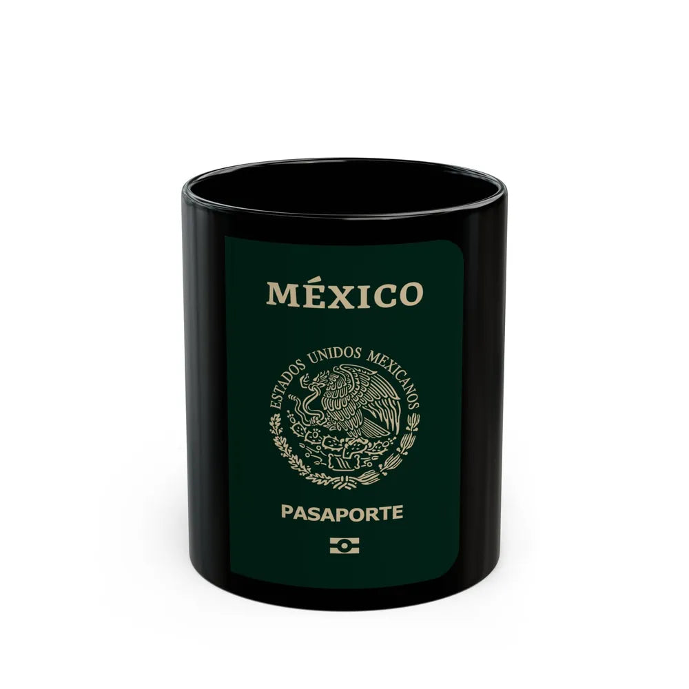 Mexican Passport - Black Coffee Mug-11oz-Go Mug Yourself