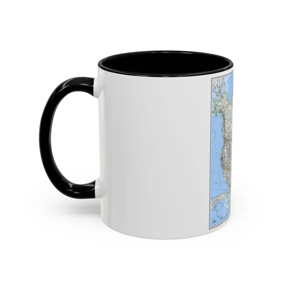 North America (2005) (Map) Accent Coffee Mug-Go Mug Yourself