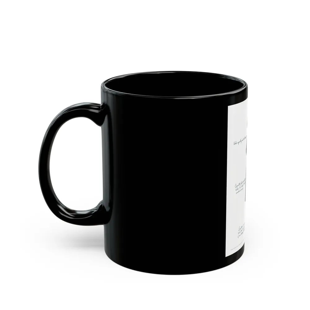 Burlington Mills, 1948 - Black Coffee Mug-Go Mug Yourself