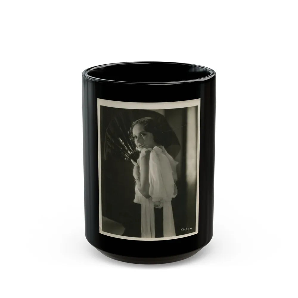 Fay Wray #174 (Vintage Female Icon) Black Coffee Mug-15oz-Go Mug Yourself