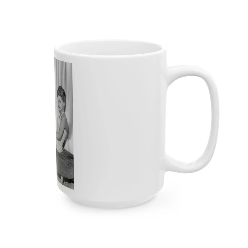 Debra Paget #458 (Vintage Female Icon) White Coffee Mug-Go Mug Yourself