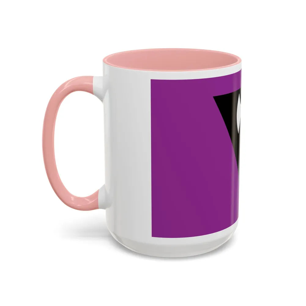 Labrys Lesbian Pride Flag - Accent Coffee Mug-Go Mug Yourself