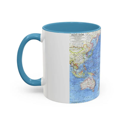 Pacific Ocean (1969) (Map) Accent Coffee Mug-Go Mug Yourself