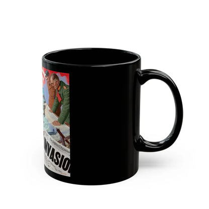 D-Day - Black Coffee Mug-Go Mug Yourself