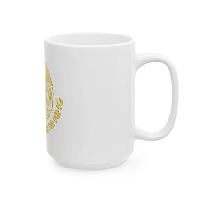 Coat of arms of Mexico 2 - White Coffee Mug-Go Mug Yourself