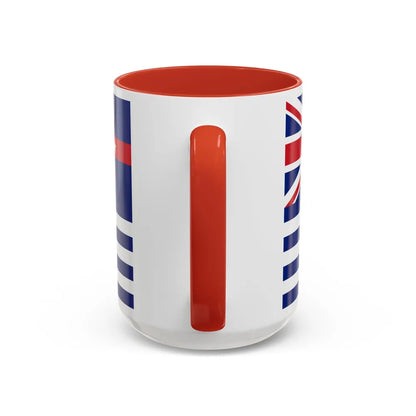 Upper Murray River Flag - Accent Coffee Mug-Go Mug Yourself