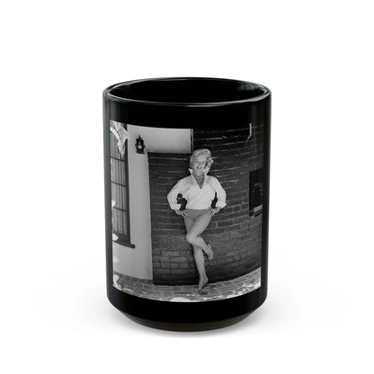 Greta Thyssen #75 (Vintage Female Icon) Black Coffee Mug-15oz-Go Mug Yourself