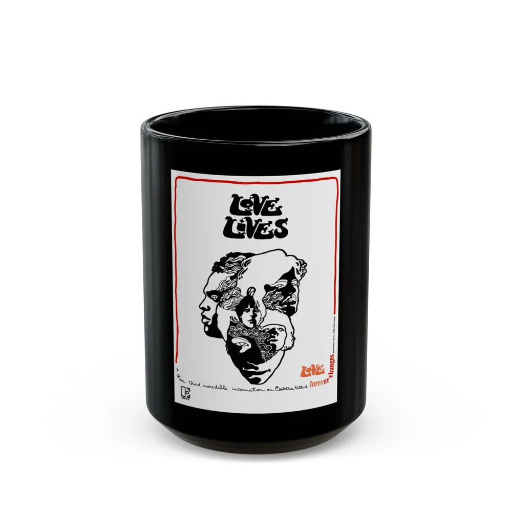 Love 1968 (Music Poster) Black Coffee Mug-15oz-Go Mug Yourself