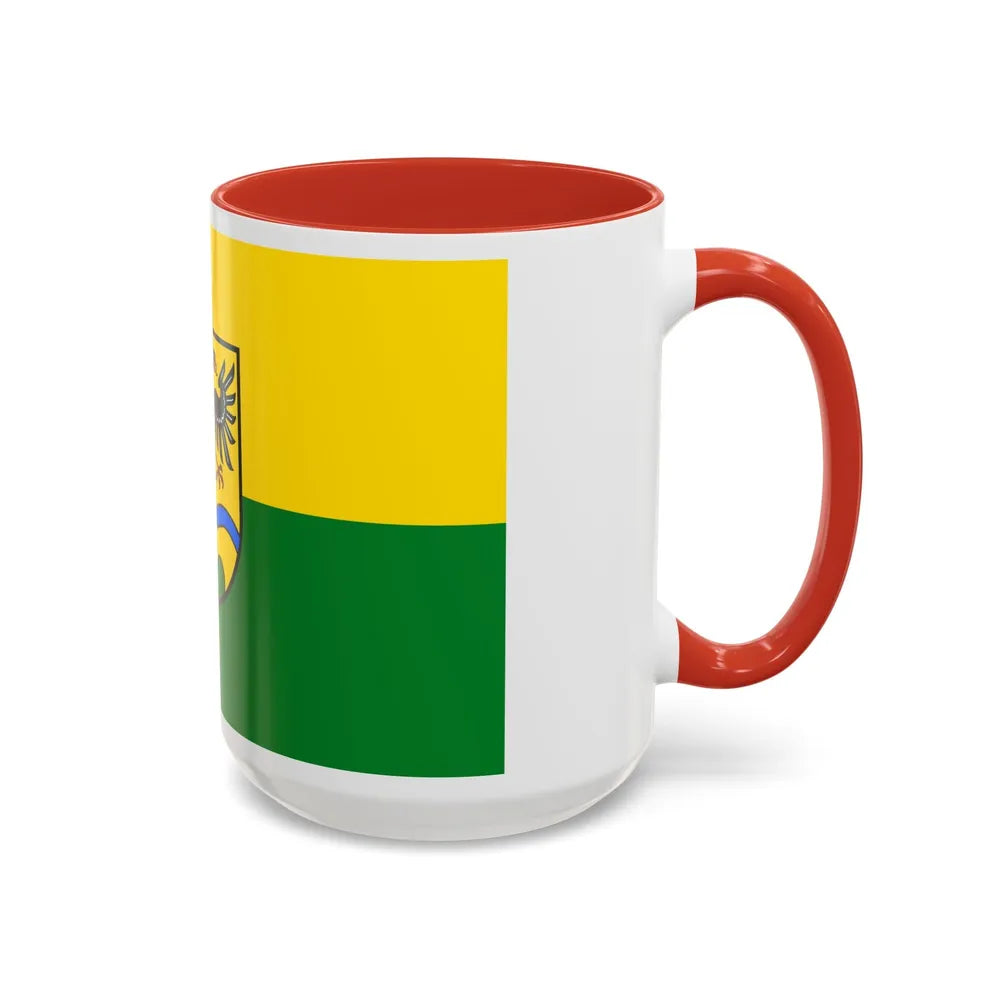 Flag of Deggendorf Germany - Accent Coffee Mug-Go Mug Yourself