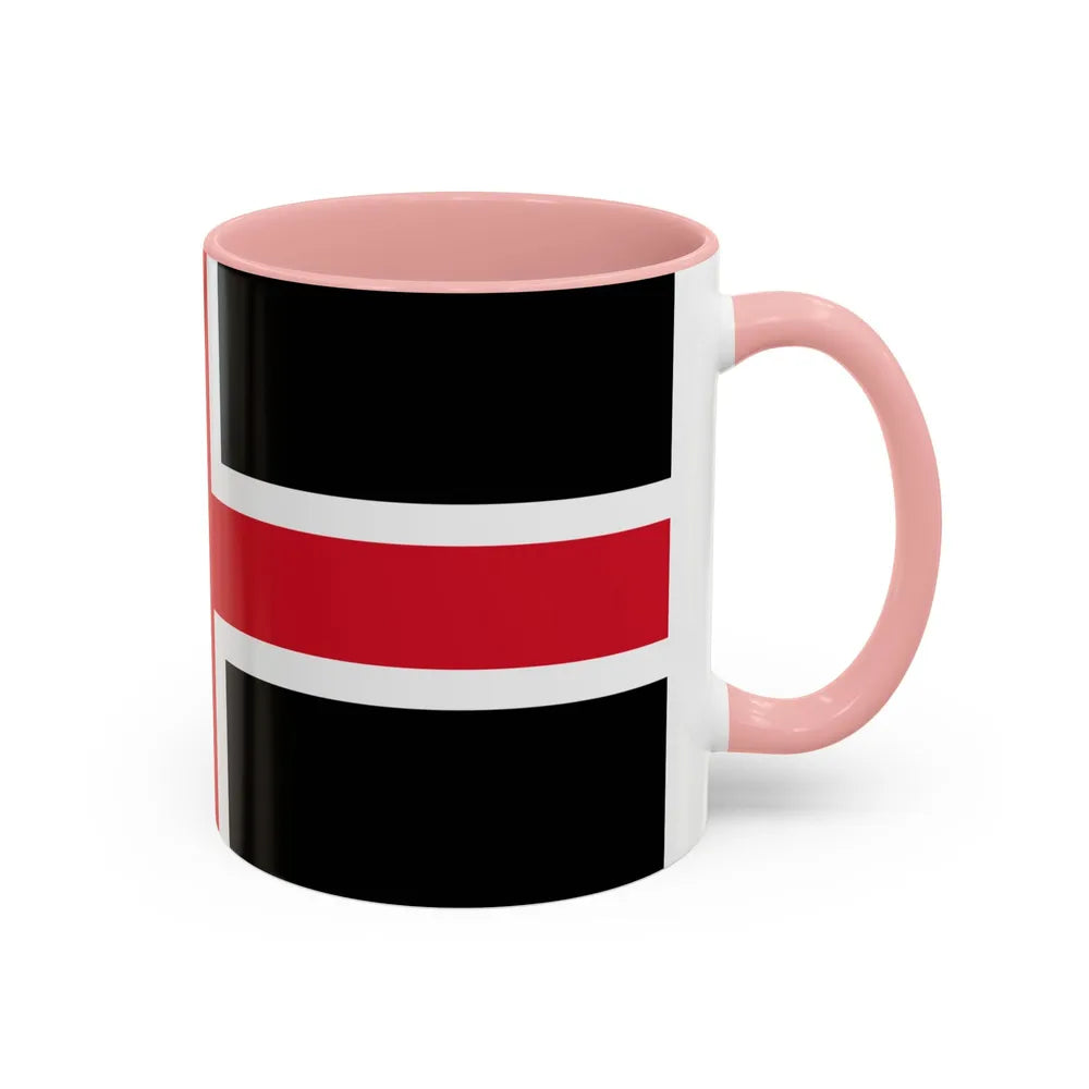 Flag of Durham UK - Accent Coffee Mug-Go Mug Yourself