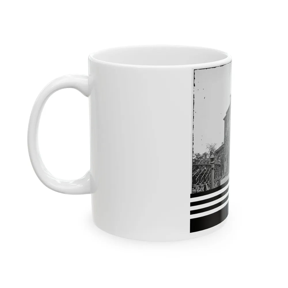 Charleston, S.C. Ex-Governor William Aiken's House (48 Elizabeth Street) (U.S. Civil War) White Coffee Mug-Go Mug Yourself