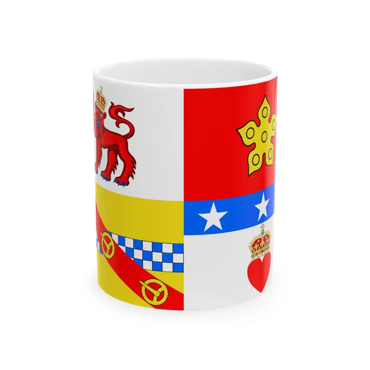 Flag of Angus UK - White Coffee Mug-11oz-Go Mug Yourself