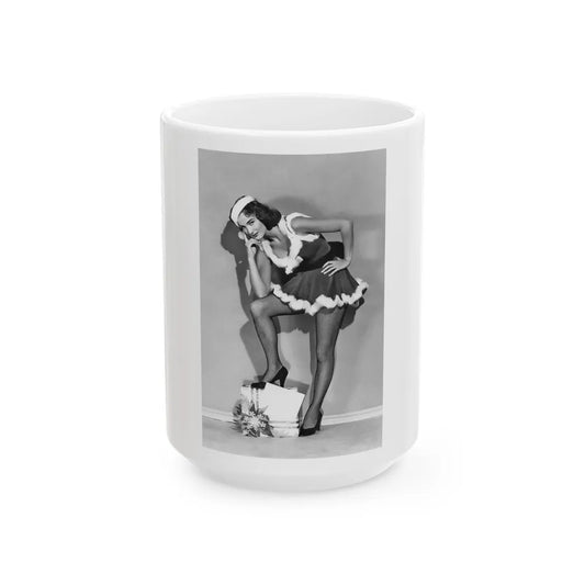 Julia Adams #205 (Vintage Female Icon) White Coffee Mug-15oz-Go Mug Yourself