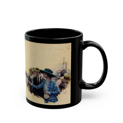 Feeding the Elephants - Black Coffee Mug-Go Mug Yourself