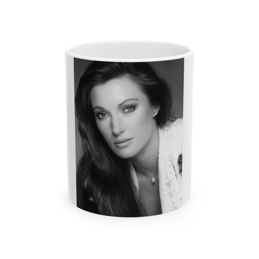 Jane Seymour #52 (Vintage Female Icon) White Coffee Mug-11oz-Go Mug Yourself