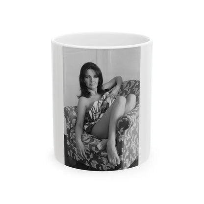 Lisa Gastoni #48 (Vintage Female Icon) White Coffee Mug-11oz-Go Mug Yourself