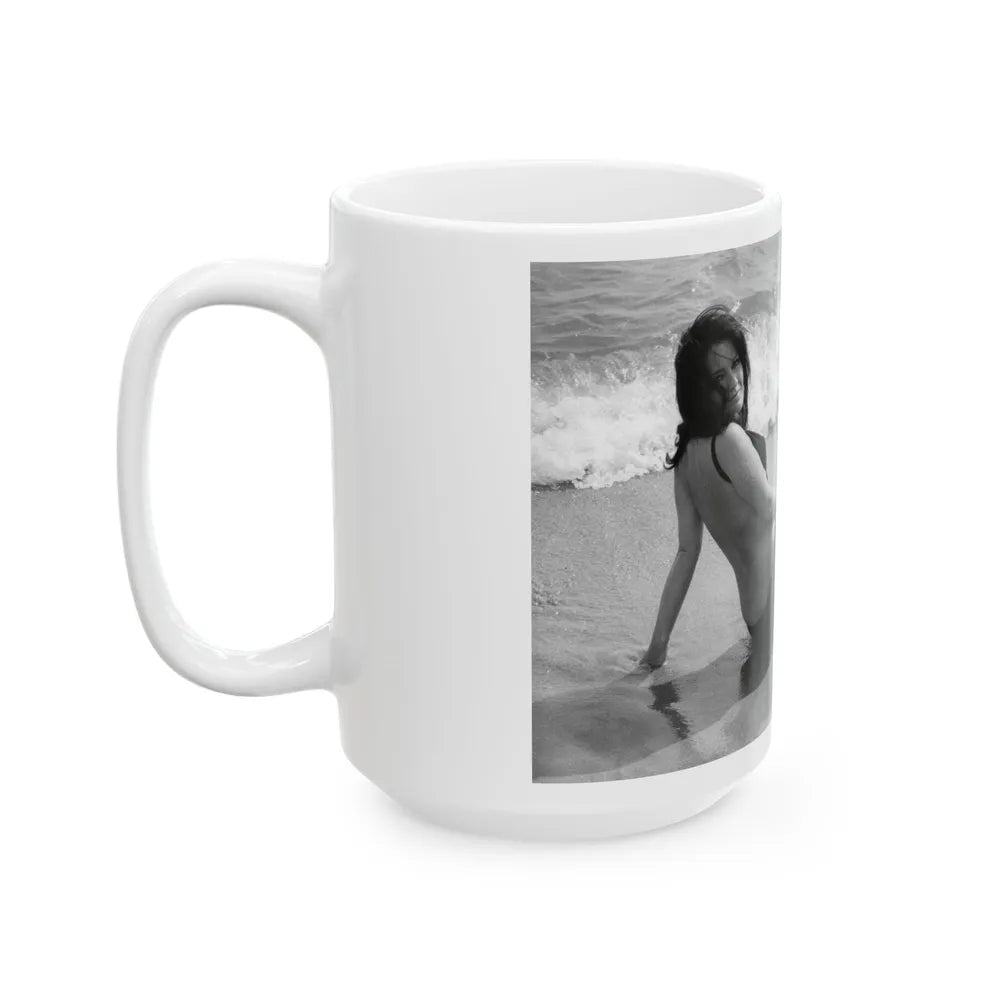 Lisa Gastoni #38 (Vintage Female Icon) White Coffee Mug-Go Mug Yourself