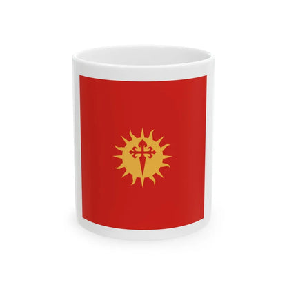 Flag of Santiago del Estero Province Argentina - White Coffee Mug-11oz-Go Mug Yourself