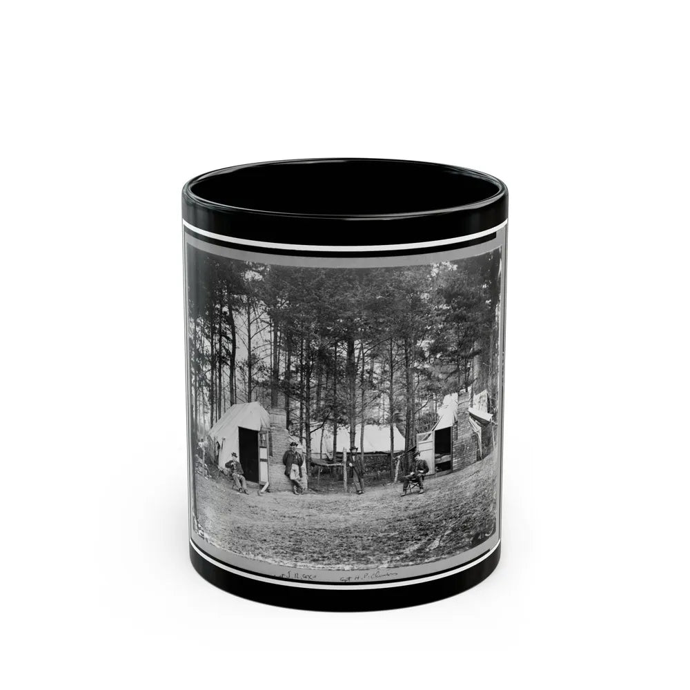 Quarters Of Capt. Harry Clinton, Qt. Mst. Of Provost Marshal Dept., Brandy Station, Virginia (U.S. Civil War) Black Coffee Mug-11oz-Go Mug Yourself