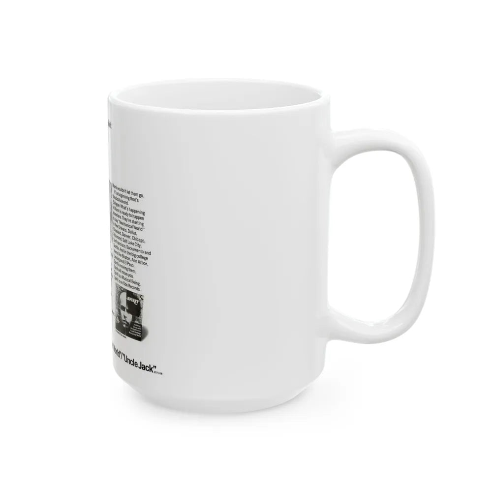 Spirit 1968 (Music Poster) White Coffee Mug-Go Mug Yourself