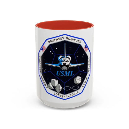 STS 73 (NASA) Accent Coffee Mug-15oz-Red-Go Mug Yourself