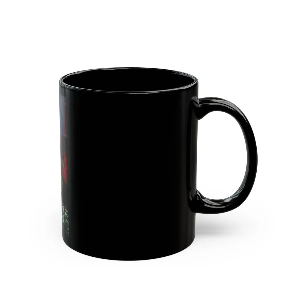 Crime at Midnight, 1955 - Black Coffee Mug-Go Mug Yourself