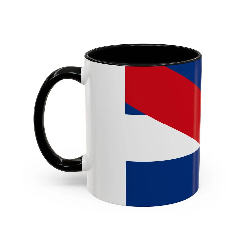 Flag of Federalist Party - Accent Coffee Mug-Go Mug Yourself