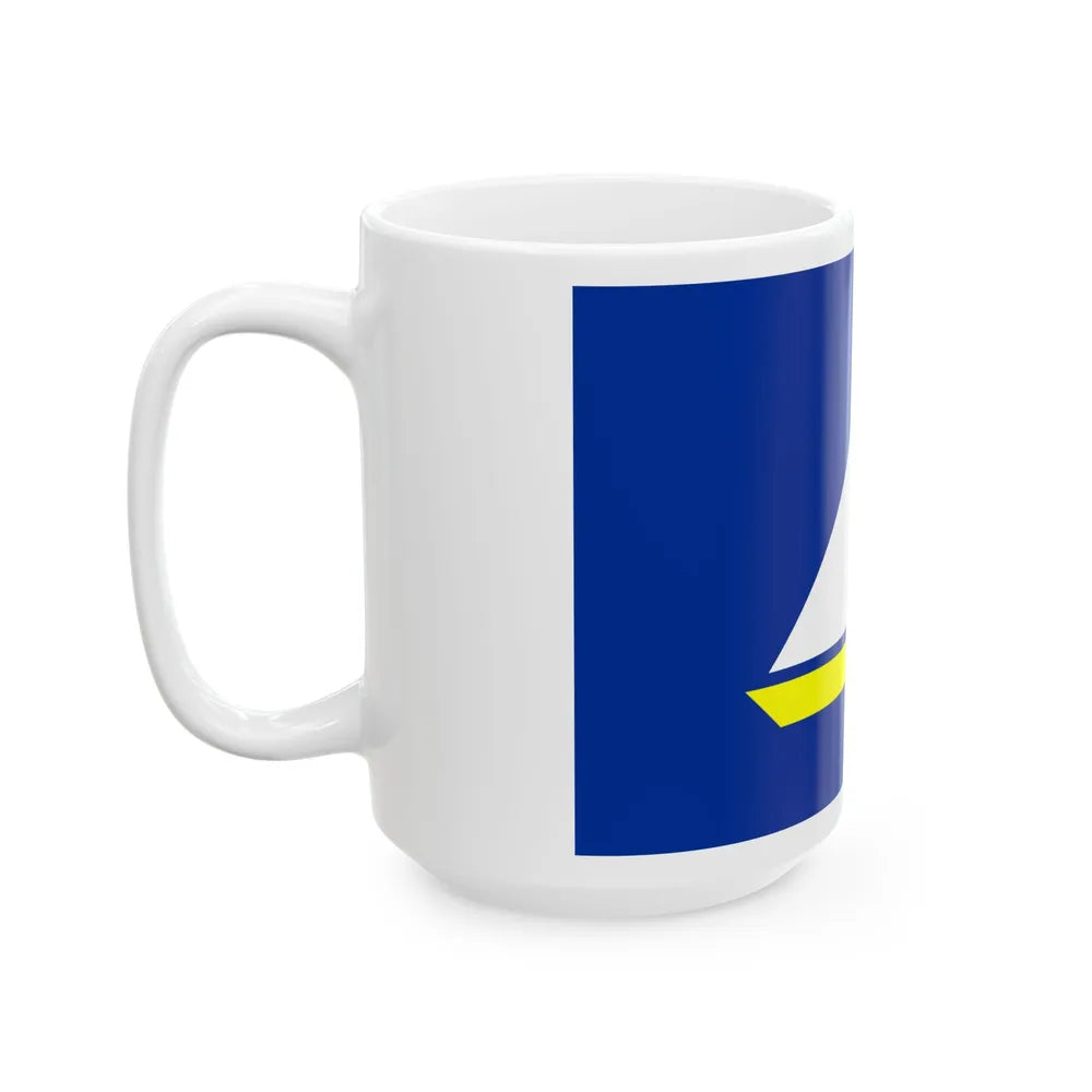 Flag of the Damietta Governorate Egypt - White Coffee Mug-Go Mug Yourself