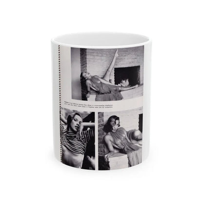 Dawn Richard #98 - Modern Man 1960 Yearbook Queens (Vintage Female Icon) White Coffee Mug-11oz-Go Mug Yourself