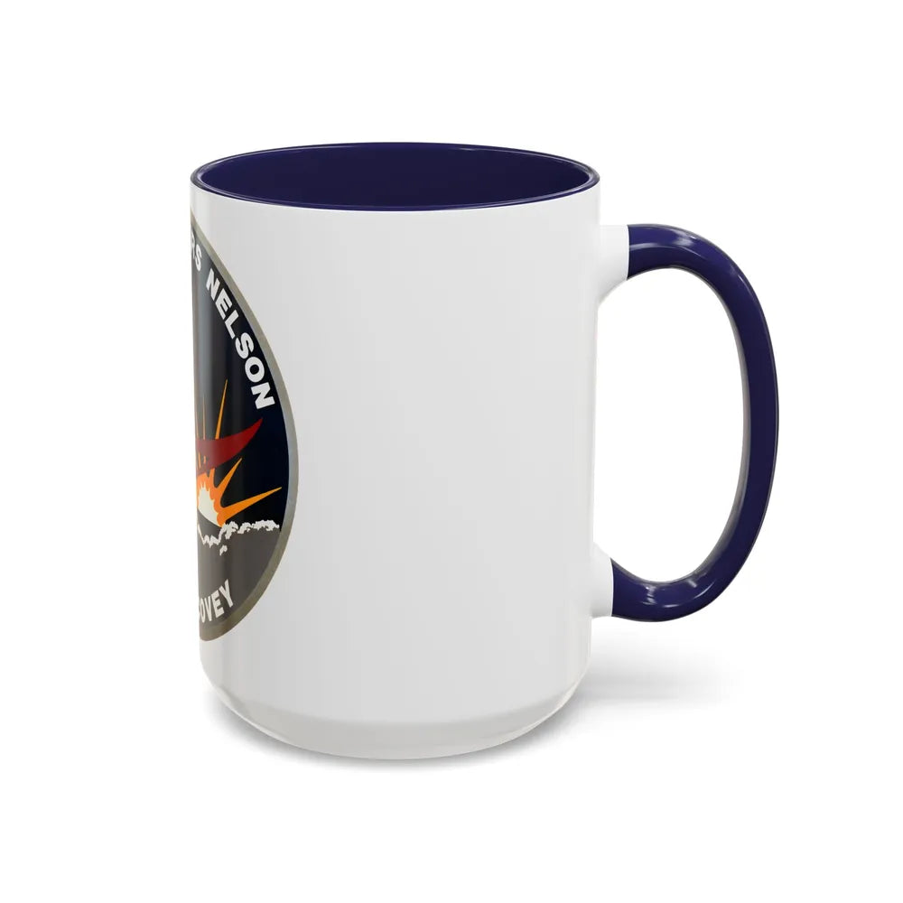 STS 26 (NASA) Accent Coffee Mug-Go Mug Yourself