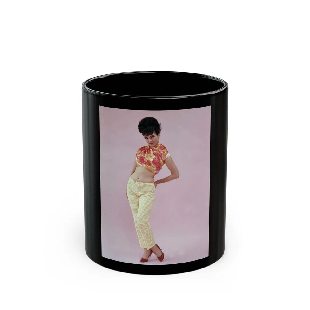 Gila Golan #82 (Vintage Female Icon) Black Coffee Mug-11oz-Go Mug Yourself