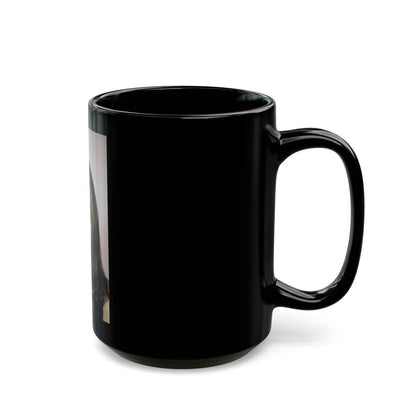 Julie Ege #256 (Vintage Female Icon) Black Coffee Mug-Go Mug Yourself