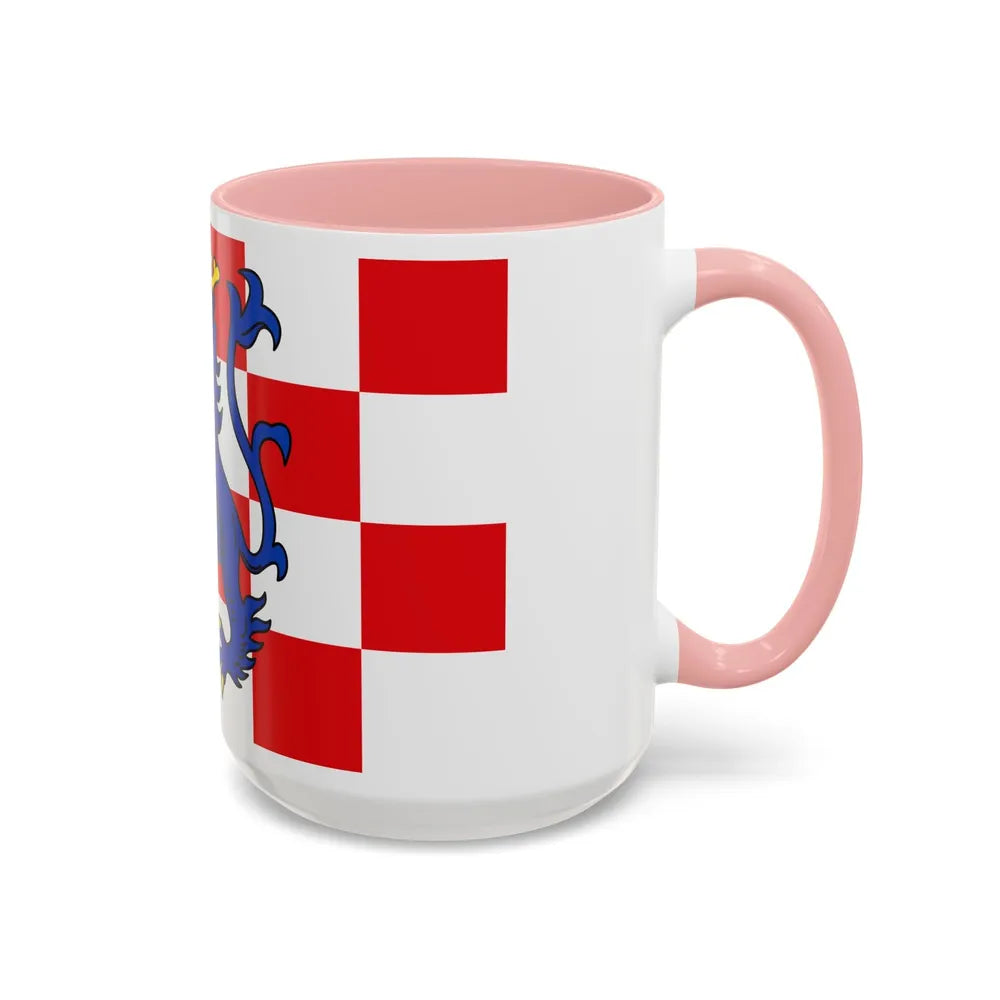 Flag of Birkenfeld Germany - Accent Coffee Mug-Go Mug Yourself