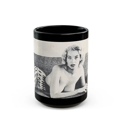 Eve Meyer #17 (Vintage Female Icon) Black Coffee Mug-15oz-Go Mug Yourself