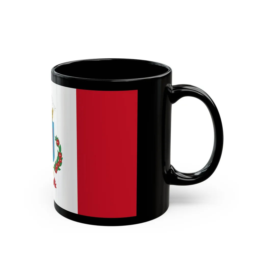 Flag of Heredia Province Costa Rica - Black Coffee Mug-Go Mug Yourself