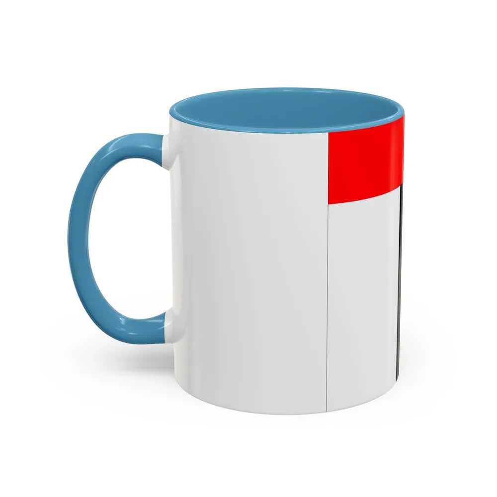 Flag of Baden Switzerland - Accent Coffee Mug-Go Mug Yourself