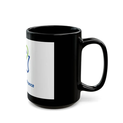 Flag of Hauts de France France - Black Coffee Mug-Go Mug Yourself