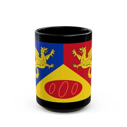 Flag of Craig y Dorth UK - Black Coffee Mug-15oz-Go Mug Yourself